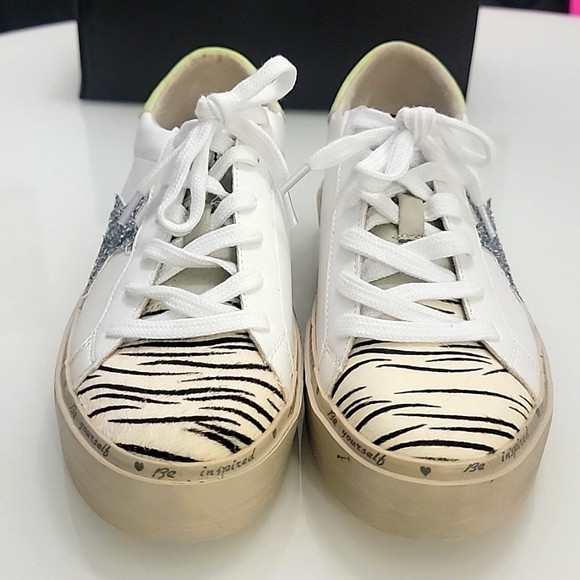 SHU SHOP Reba zebra print sneakers - Picture 4 of 13